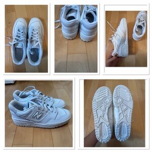 New Balance Kids White Classic Sneakers